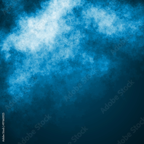 Blue dark sky illustration