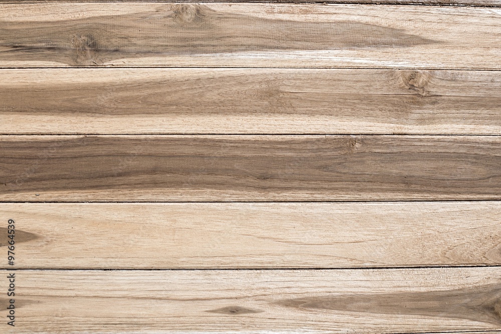 Fototapeta premium Wood plank brown texture background.