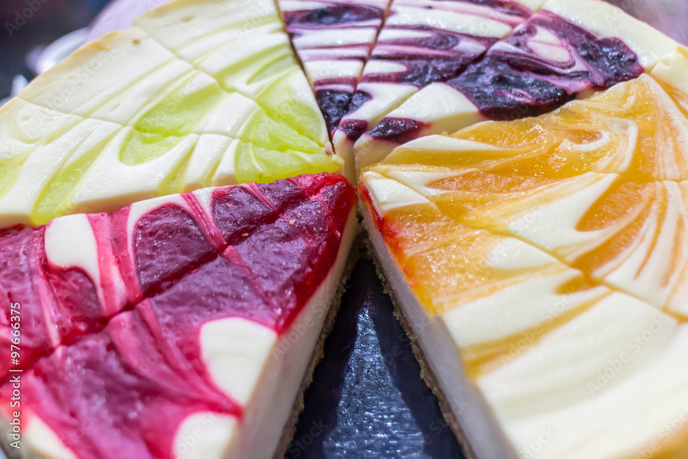 custom made wallpaper toronto digitaldiferent types of cheesecake, colorful