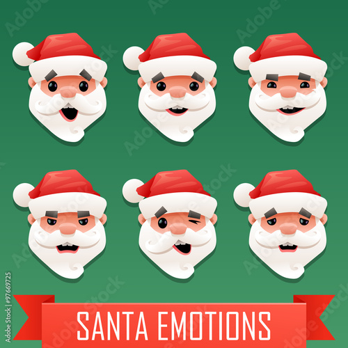 Santa emotions