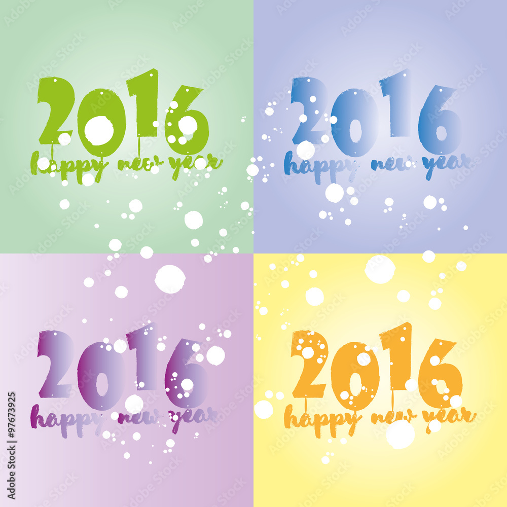 Fototapeta Nappy New Year 2016