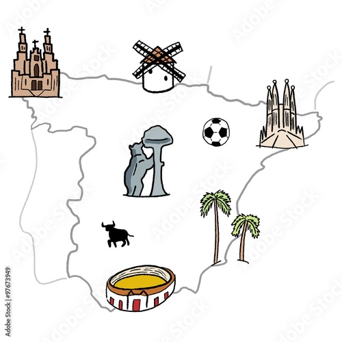 Spain map