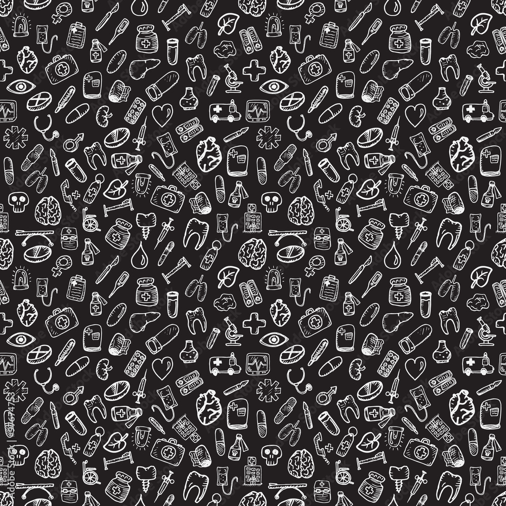 Set of medical icons. Set of medical icons.