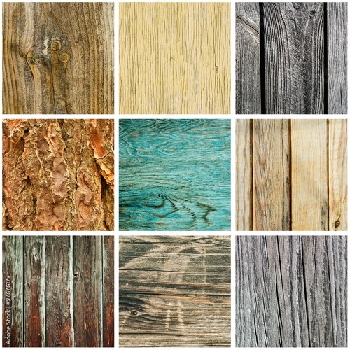 Wooden texture collection