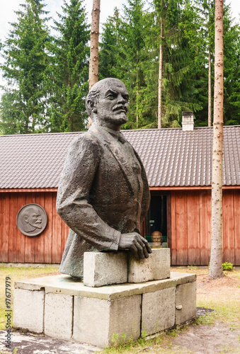 Sculpture "Lenin". Grutas Park. Lithuania