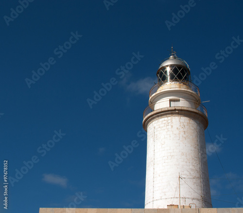 Lighthouse on Cap de Formentor on the Balaeric Island Majorca in the Mediterranean off southern coast of Spain