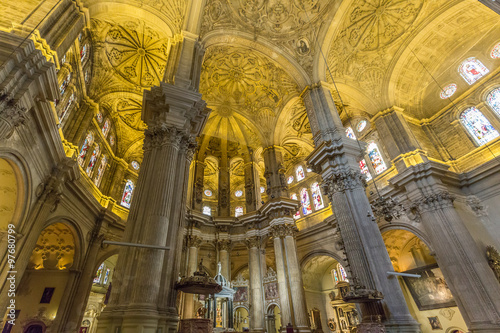 Interior de la Catedral de Málaga