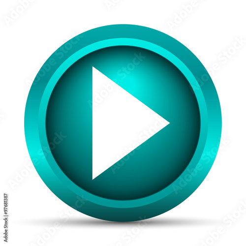 Free Download Play sign icon - GFXLoad