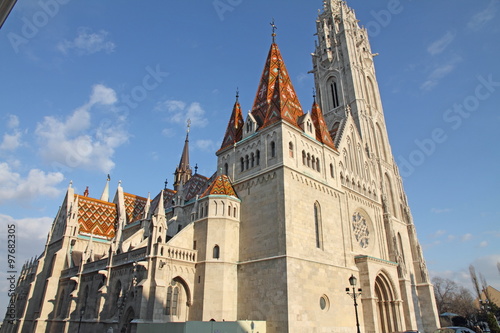 Wallpaper Mural Matthias Church at Buda Castle in Budapest, Hungary Torontodigital.ca