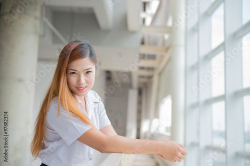 young attractive asian girl in a uniform of university ,Cute sc Free Download young attractive asian girl in a uniform of university ,Cute sc - GFXLoad