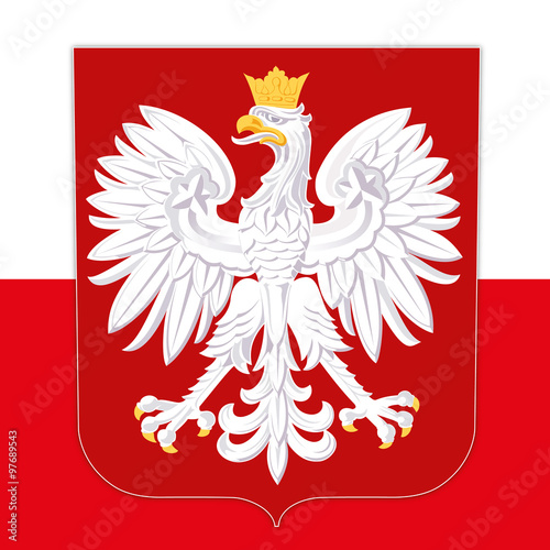 poland coat of arms and flag