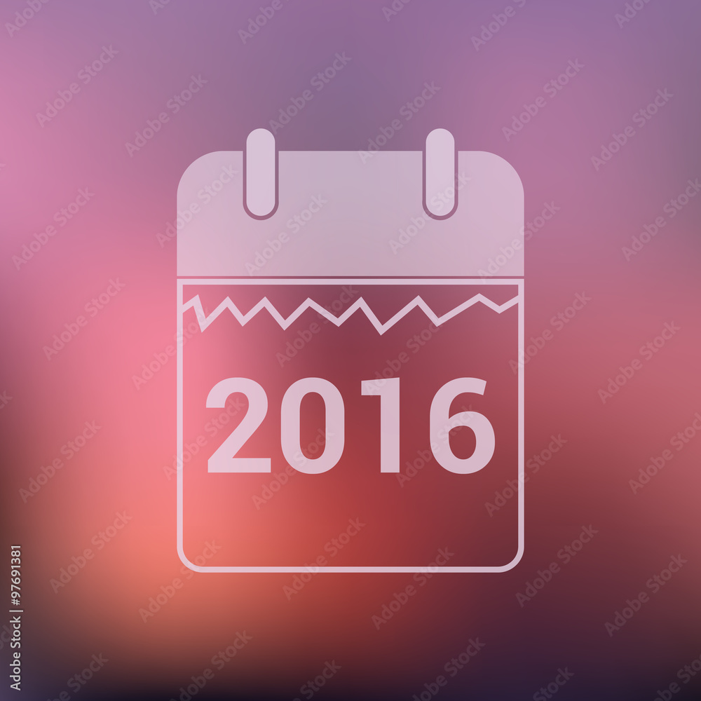 illustration of Happy new year 2016 illustration of Happy new year 2016