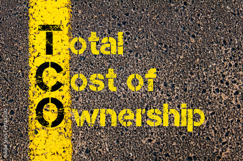 Accounting Business Acronym TCO Total Cost of Ownership photo