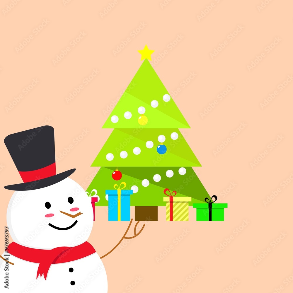 Snowman vector illustration Snowman vector illustration