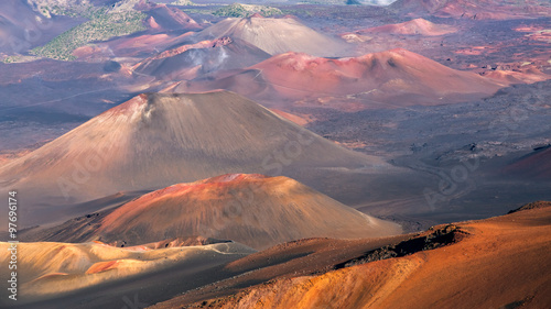 Haleakala volcano crater