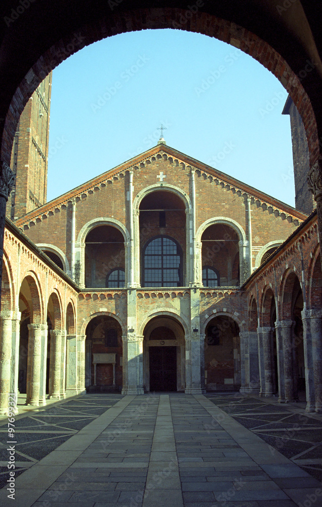 Saint Ambrogio Church, Milan, Italy