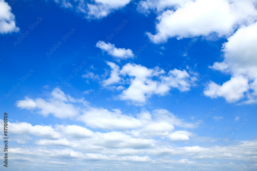 Blue sky with clouds Blue sky with clouds