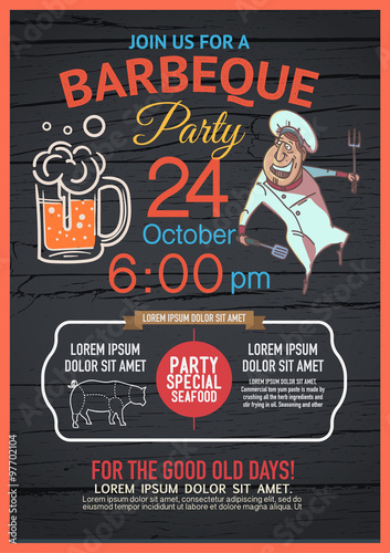 BBQ party menu is unique,
