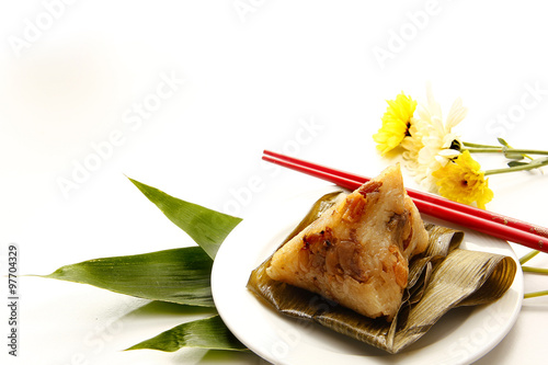 Photography Asian Chinese rice dumplings or zongzi