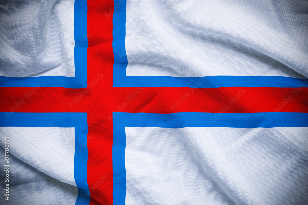 Fototapeta premium Faroe Islands Flag