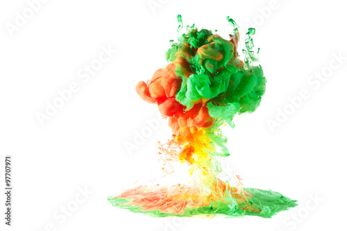 motion multicolor fluid