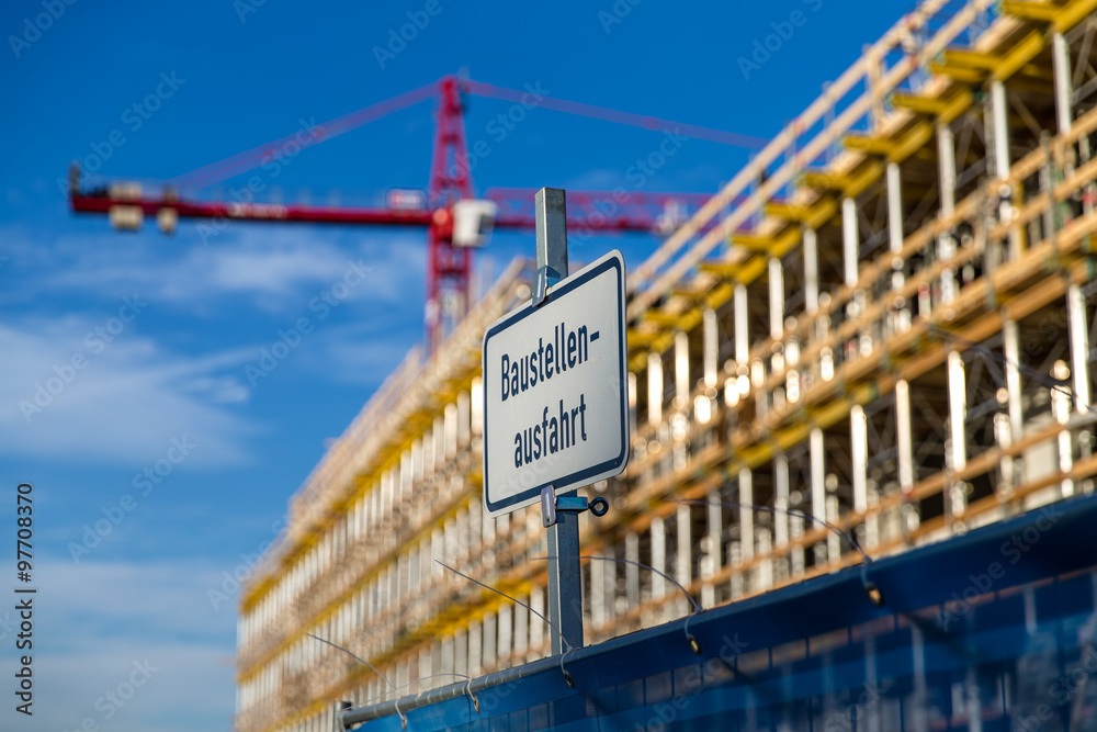 Obraz premium Baustelle