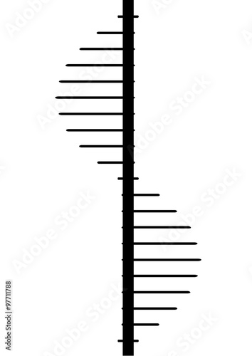 Spiral Staircase Silhouette