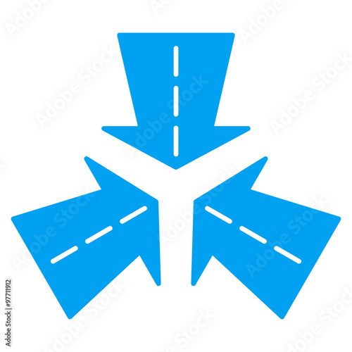 Merge Directions Icon