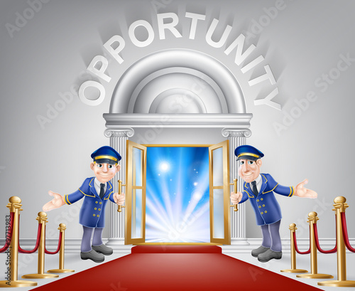 Opportunity Red Carpet Entrance