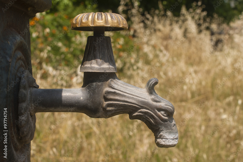 Faucet in the form of animal