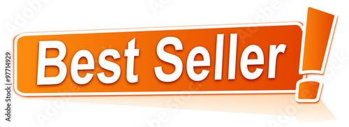 best seller sur étiquette orange