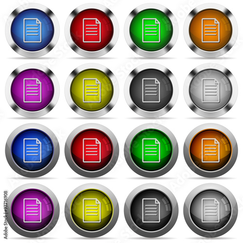 Document button set