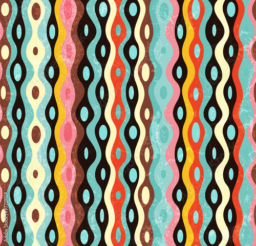 vector seamless abstract multicolor pattern