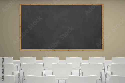 conference room with clear board