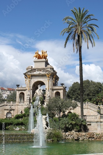 Barcelona, Kaskadenbrunnen im Parc de la Citadella