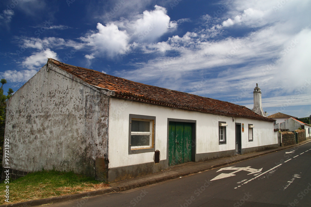 Traditional azores house in Sao Miguel island