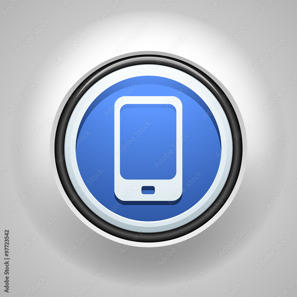 Mobile phone contact button Mobile phone contact button