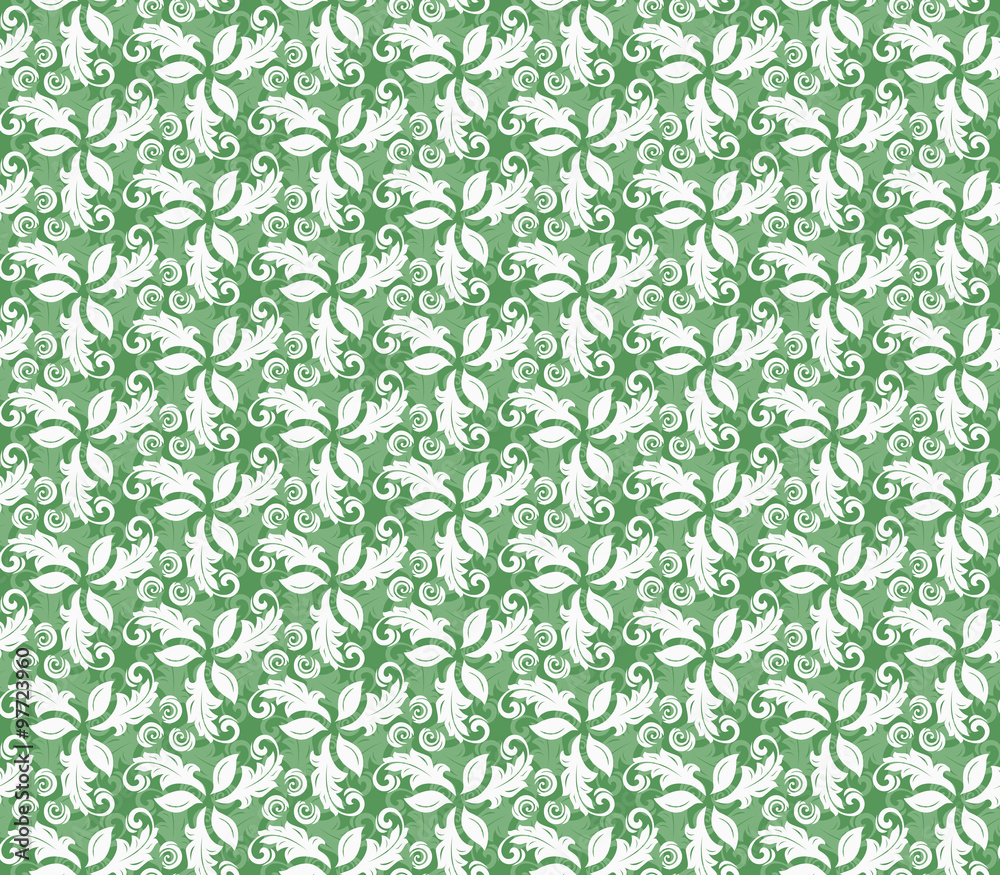 Floral Fine Seamless Vector Pattern Floral Fine Seamless Vector Pattern