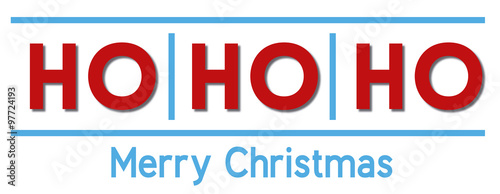 HO-HO-HO. Merry Christmas Card