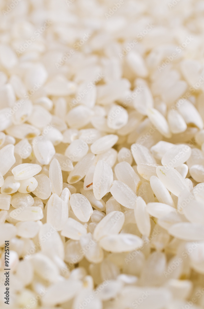 Raw white rice. Raw white rice.