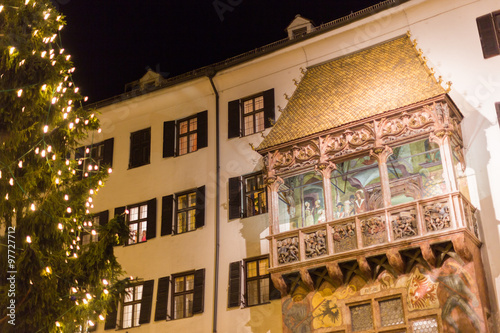 Innsbruck Goldenes Dachl Weihnachten photo