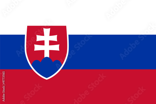Standard Proportions for Slovakia Flag