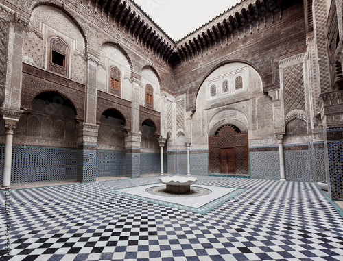 Al-Attarine Madrasa, Morocco photo