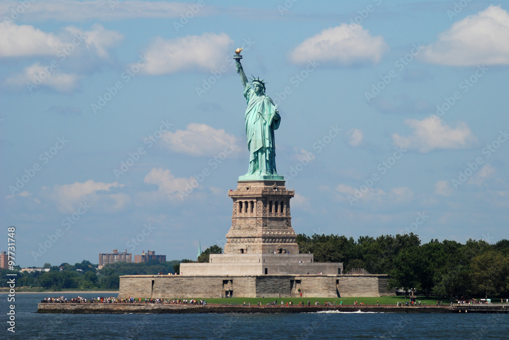 Liberty Island mit Freiheitsstatue, New York City