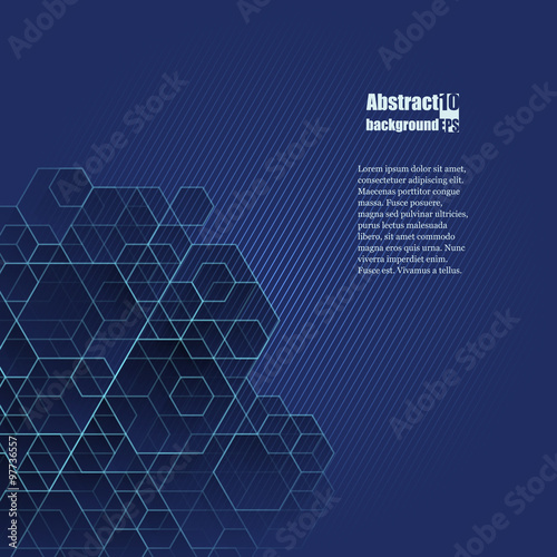 New Year background with geometric pattern.