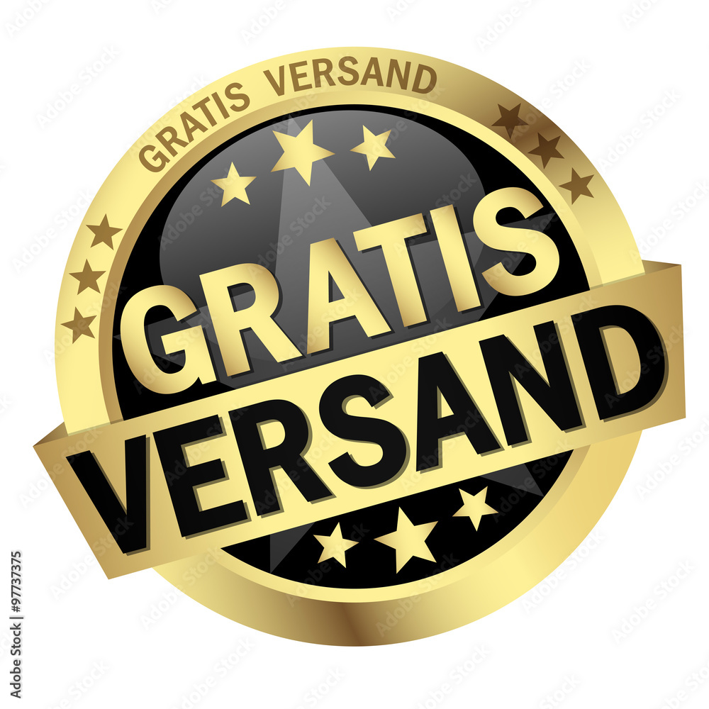 Button Gratis Versand