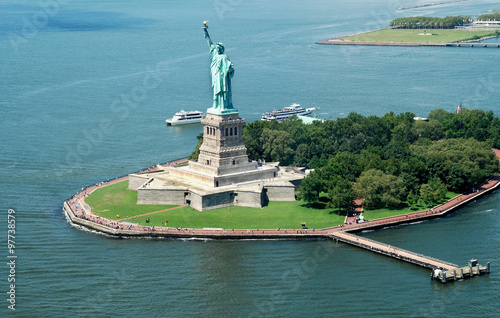 Liberty Island mit Freiheitsstatue, New York City