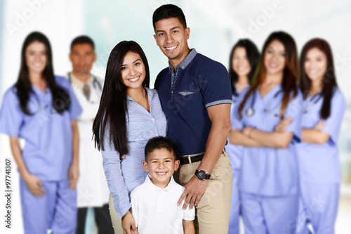 Family At Hospital