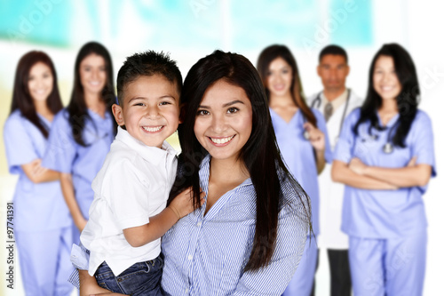 Family At Hospital