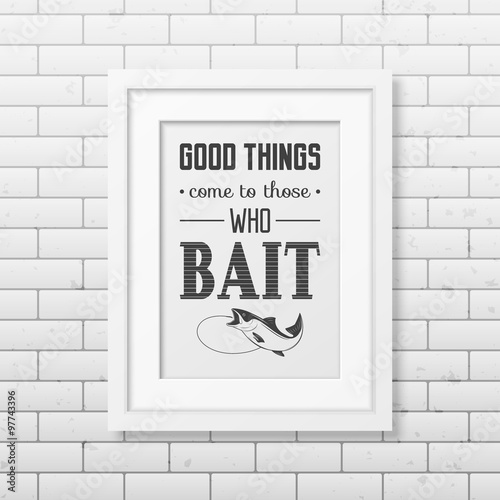 Quote typographical Background in the white frame 